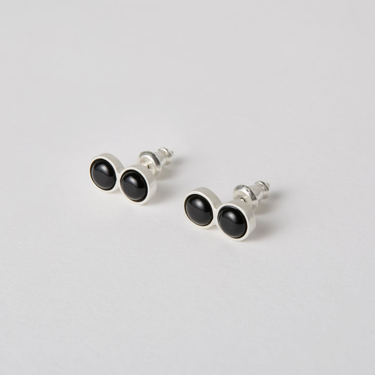 small gem stud earrings, with semi precius gems. bright colored gem earrings. colored gem stud earrings. peridot gem earrings, amber gem earrings, turquase gem earrings. black onix gem earrings. garnet gem earrings.