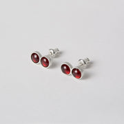 small gem stud earrings, with semi precius gems. bright colored gem earrings. colored gem stud earrings. peridot gem earrings, amber gem earrings, turquase gem earrings. black onix gem earrings. garnet gem earrings.