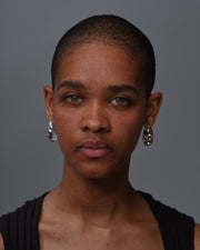 Oval Hoops Citrine